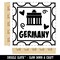 Germany Brandenburg Gate Passport Travel Square Rubber Stamp for Stamping Crafting
